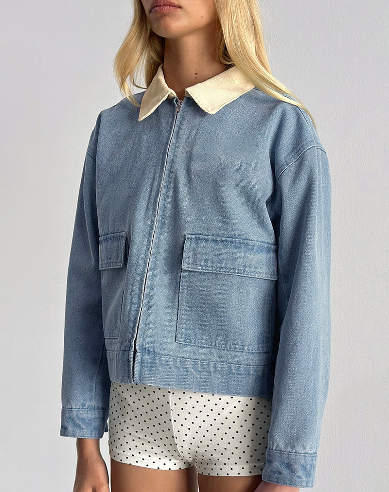 Kahyun Jacket in Denim Light Wash