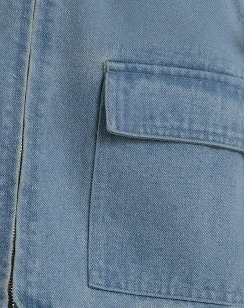 Kahyun Jacket in Denim Light Wash
