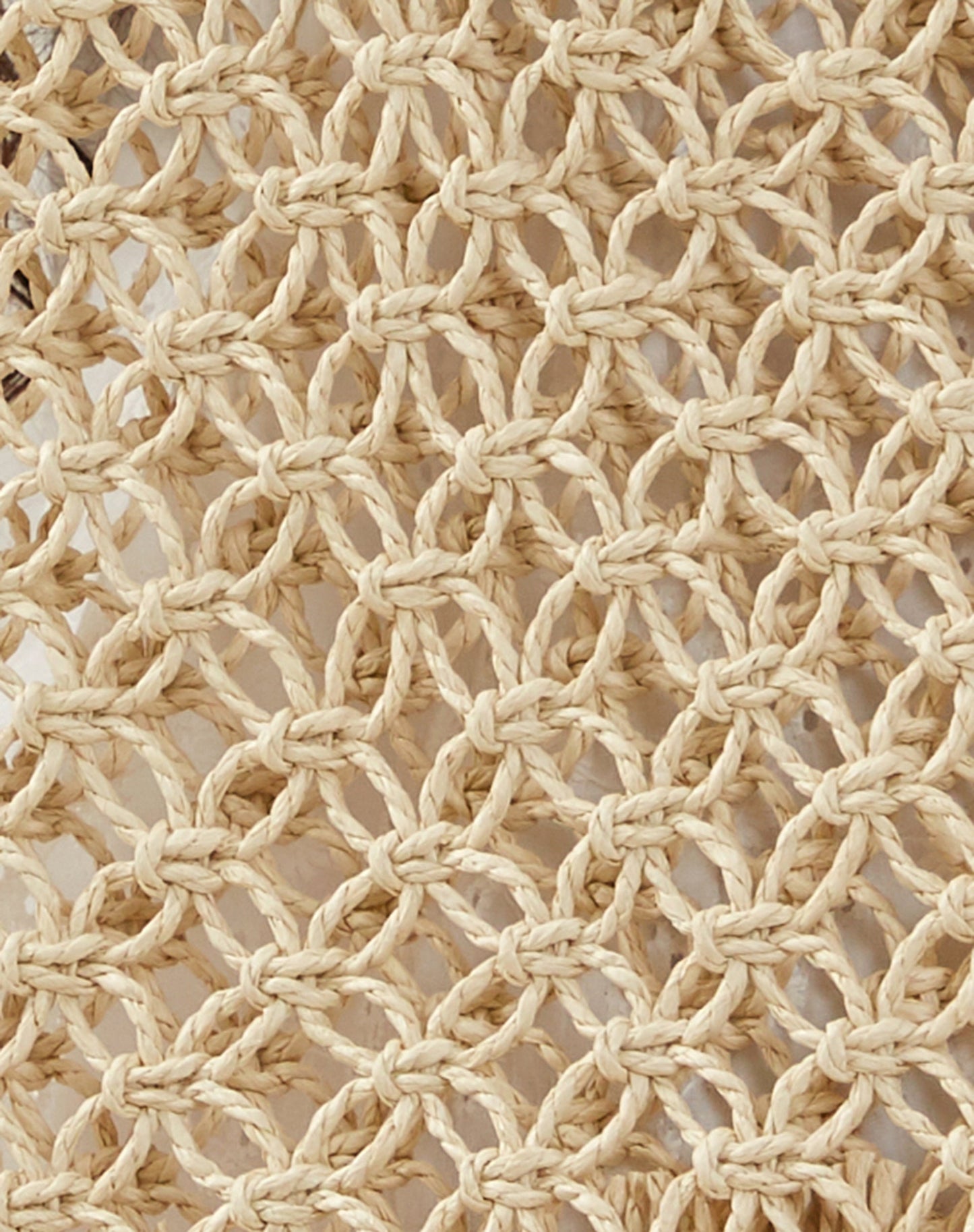 Karnavi Macrame Bag in Ivory