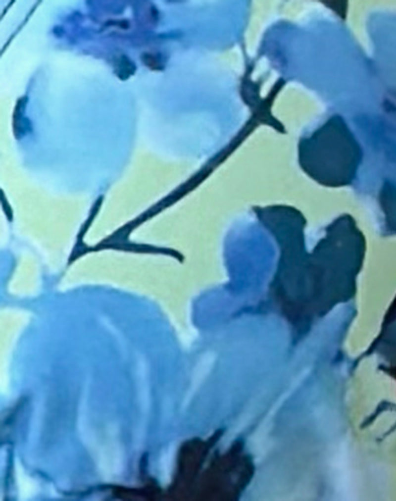 Farida Bikini Bottom in Blue Flower